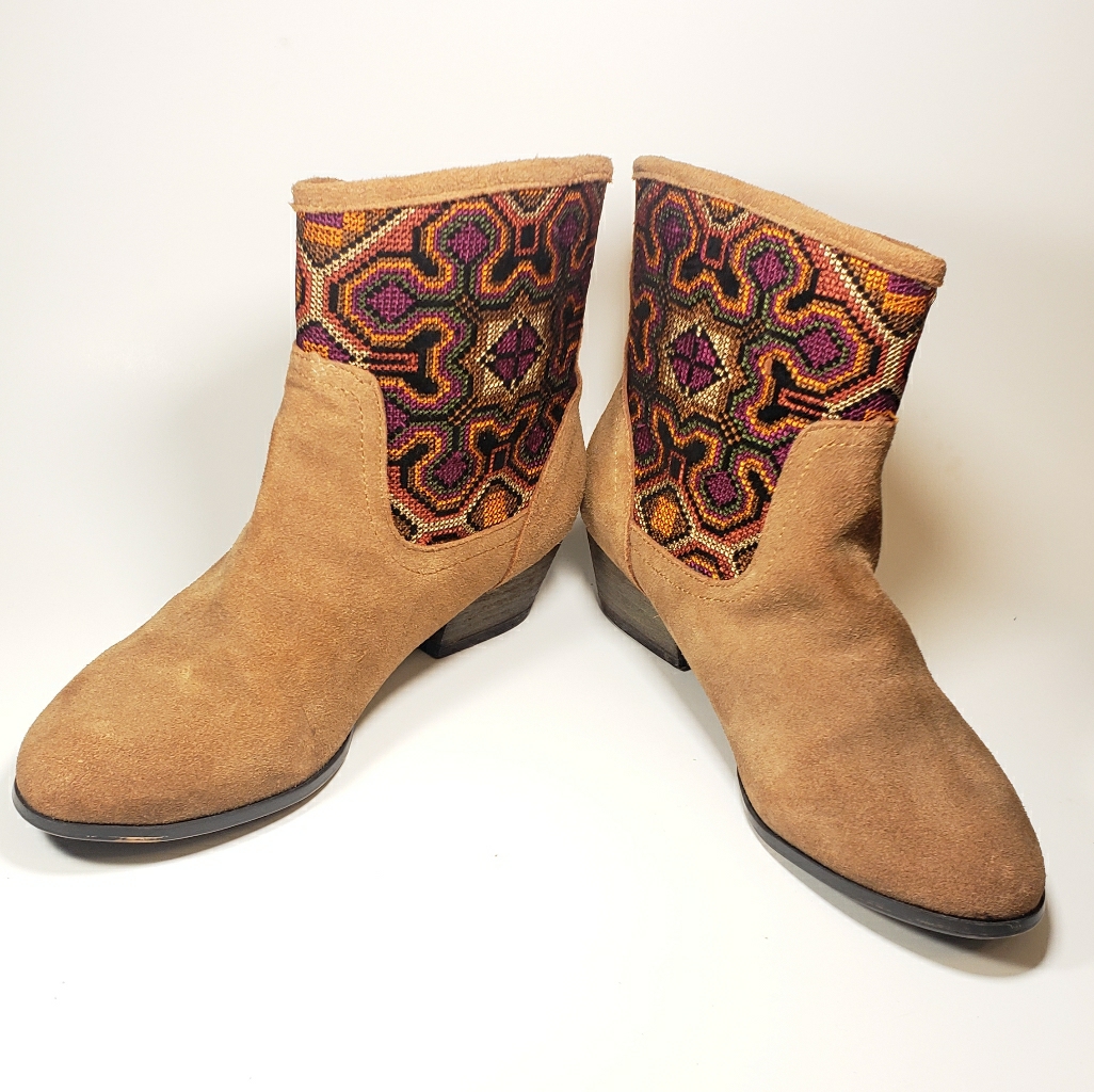 Sbicca Vintage Collection Suede Boot Custom Print